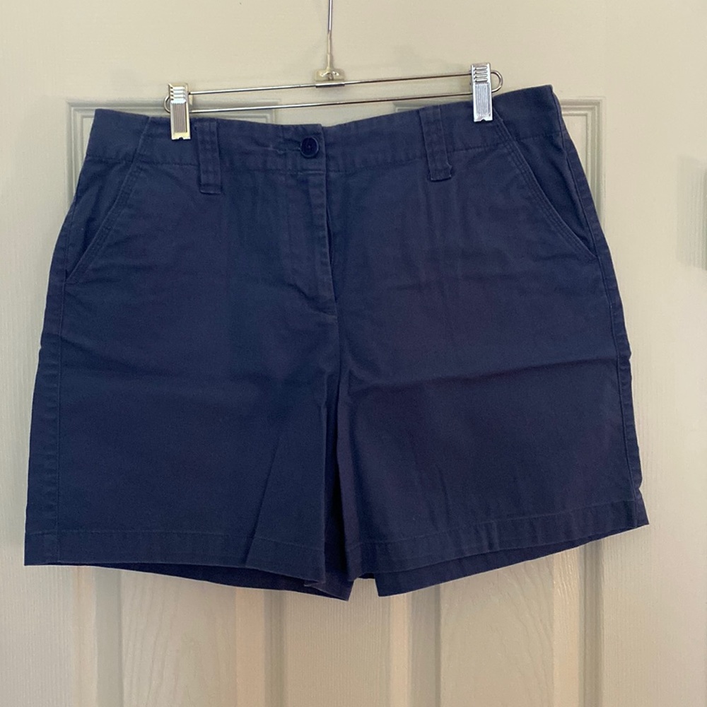 Talbots petites stretch blue shorts. Size 12